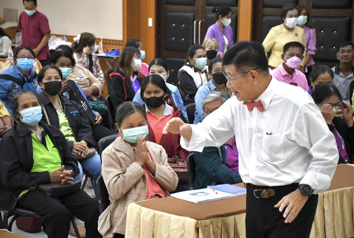 นายกองค์การบริหารส่วนจังหวัดตาก เป็นประธานเปิดโครงการฝึกอบรมด้านการจัดการสุขาภิบาลอาหาร