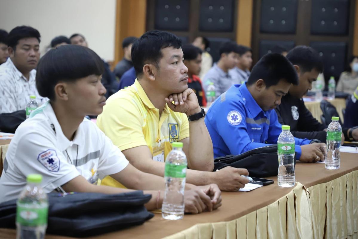 นายกองค์การบริหารส่วนจังหวัดตาก เป็นประธาน เปิดโครงการเสริมสร้างศักยภาพ ด้านการกู้ชีพ-กู้ภัย เพื่อเตรียมตอบโต้เหตุสาธารณภัยต่างๆในเขตพื้นที่จังหวัดตาก ประจำปีงบประมาณพ.ศ. 2566