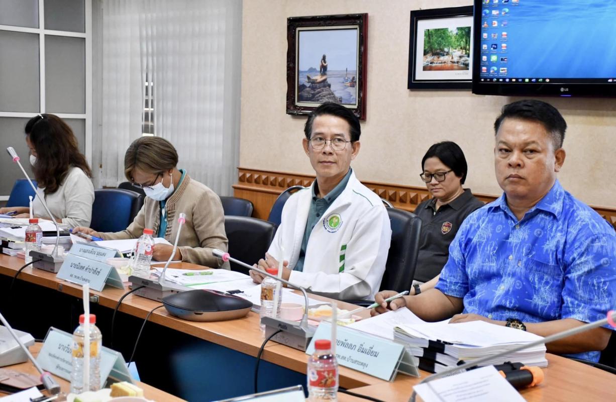 นายกองค์การบริหารส่วนจังหวัดตาก เป็นประธานการประชุมคณะกรรมการพิจารณาแผนใช้จ่ายเงินบำรุงโรงพยาบาลส่งเสริมสุขภาพตำบล ในสังกัดองค์การบริหารส่วนจังหวัดตาก ประจำปีงบประมาณ พ.ศ.2567