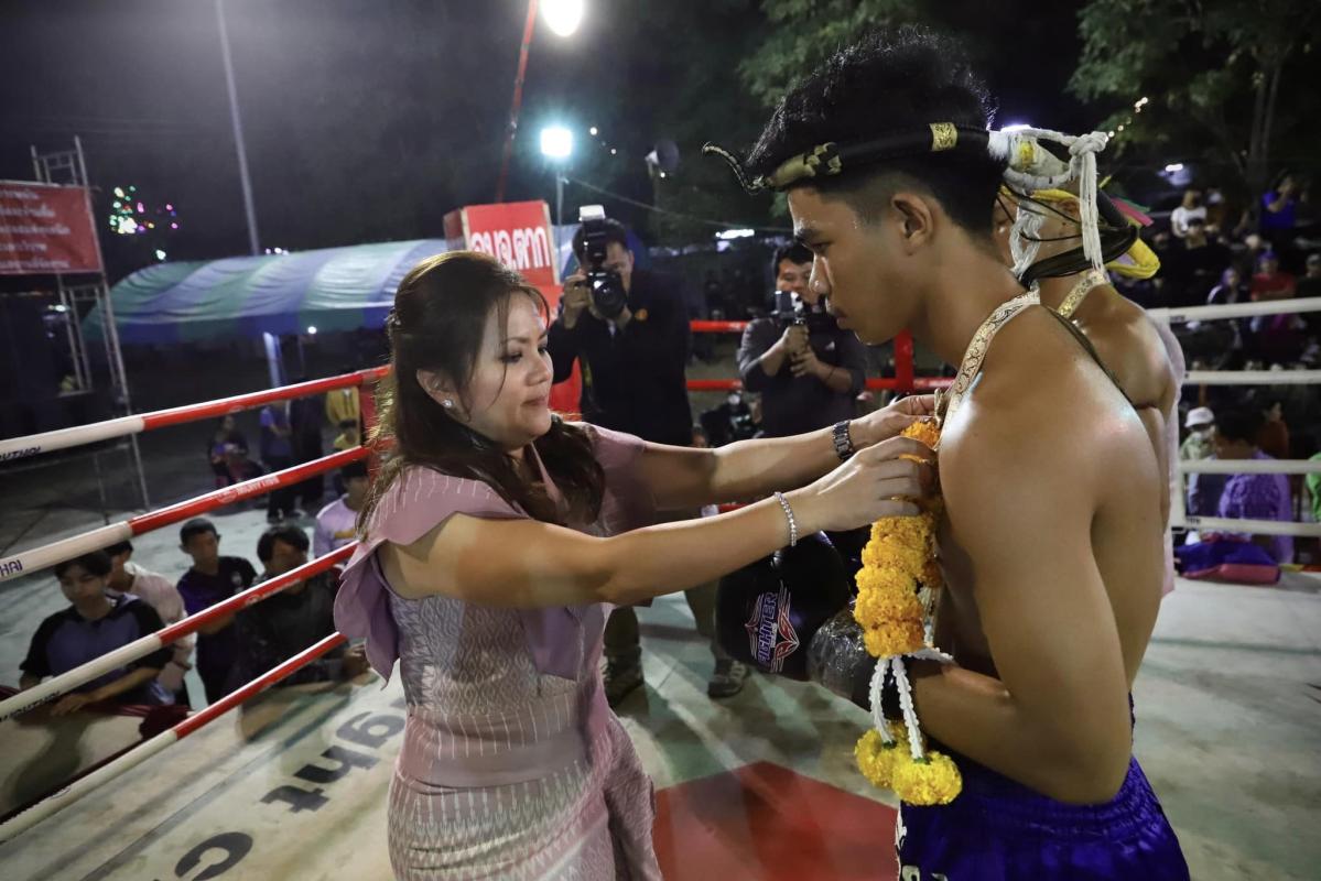 รองนายกองค์การบริหารส่วนจังหวัดตาก เป็นประธานในพิธีเปิดโครงการมวยไทย - มวยคาดเชือก งานตากสินมหาราชานุสรณ์ ประจำปี 2566 - 2567 