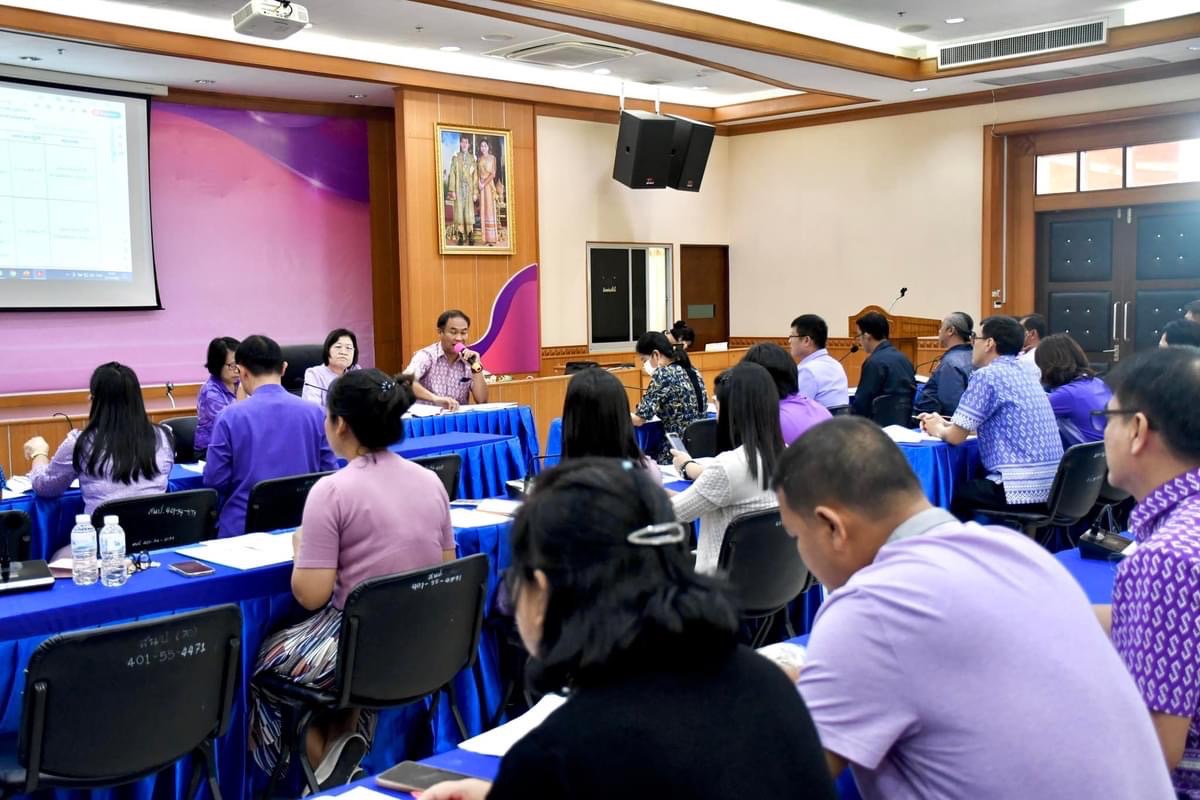 รองปลัดองค์การบริหารส่วนจังหวัดตาก เป็นประธานเปิดการประชุมหัวหน้าส่วนราชการและประชุม คณะทำงานการจัดการเลือกตั้งประจำองค์การบริหารส่วนจังหวัดตาก