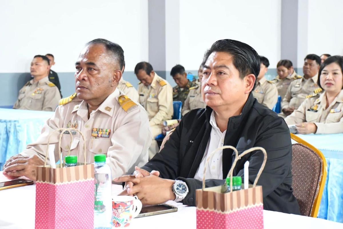 อบจ.ตาก เข้าร่วมการประชุมการนำนโยบายของรัฐบาลและกระทรวงมหาดไทยสู่การปฏิบัติงานในพื้นที่ อ.พบพระ จ.ตาก