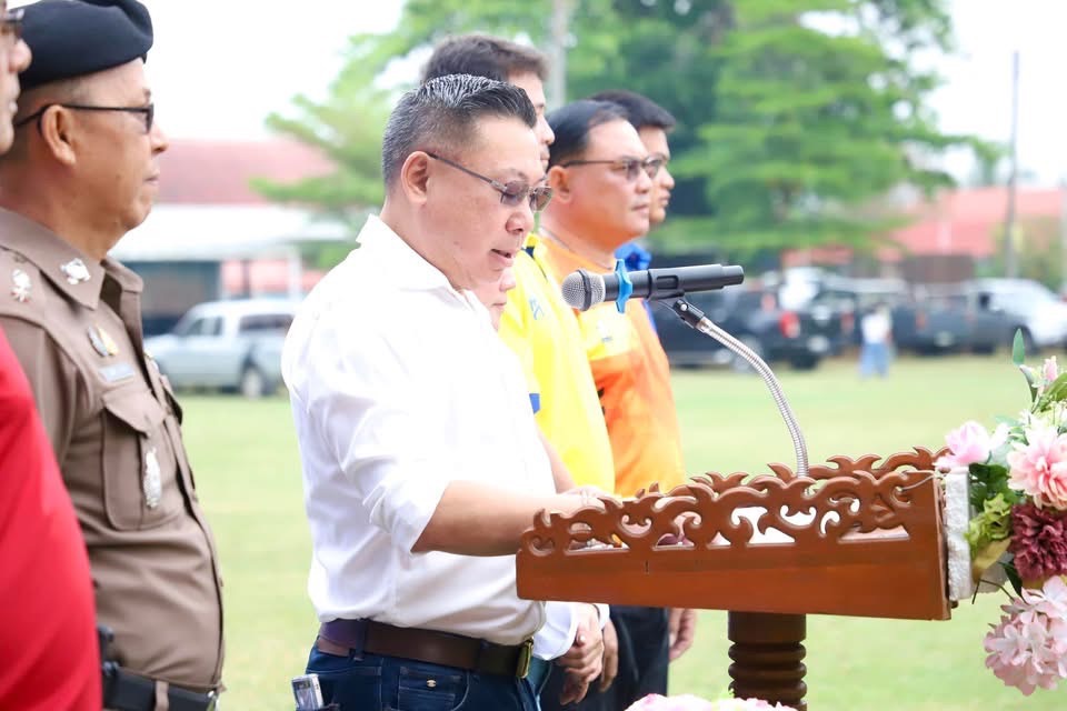 นายก อบจ.ตาก ร่วมเป็นเกียรติในพิธีเปิดงานแข่งขันยิงจุดโทษฟุตบอล