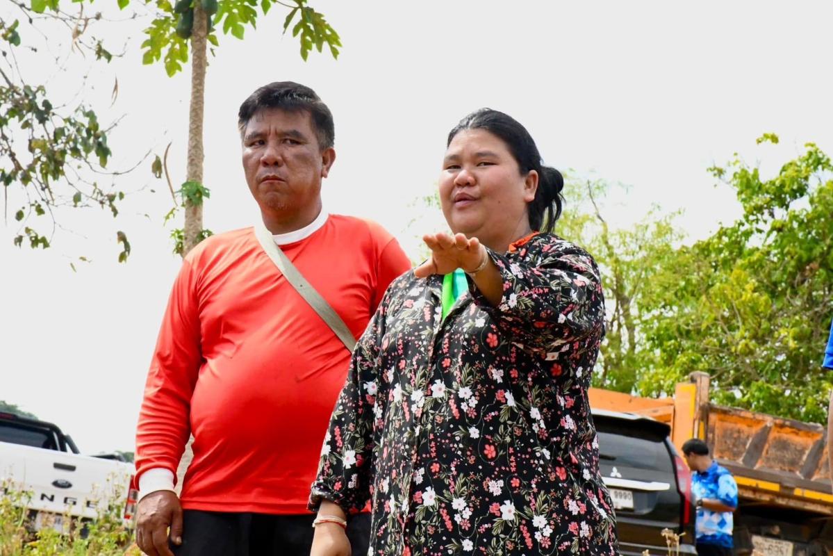 นายก อบจ.ตาก ลงพื้นที่ติดตามการทำงานของเครื่องจักรกล ในพื้นที่ ต.แม่ท้อ อ.เมืองตาก จ.ตาก
