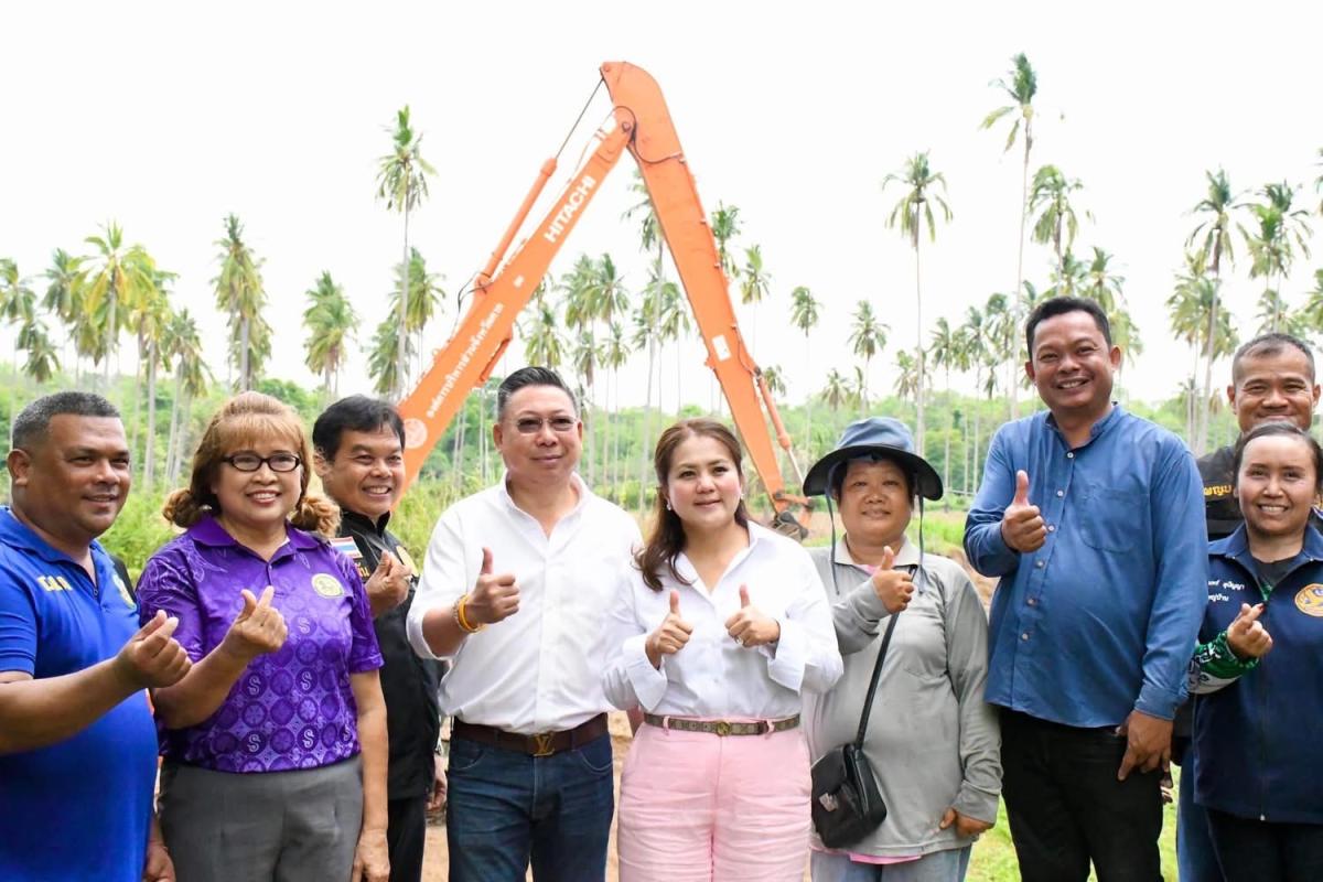 นายก อบจ.ตาก ลงพื้นที่ตรวจติดตามการทำงานของเครื่องจักรกล ในพื้นที่ ต.ประดาง อ.วังเจ้า จ.ตาก