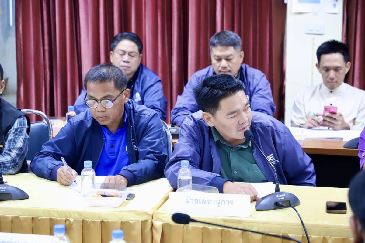 นายก อบจ.ตาก (นายกจอย) เป็นประธานการประชุม การจัดทำแผนการใช้เครื่องจักรกลขององค์การบริหารส่วนจังหวัดตาก ในปีงบประมาณ พ.ศ. 2569 ของเขต 4 อำเภอฝั่งตะวันตก