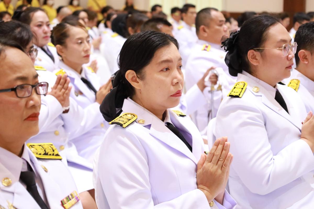 ร่วมพิธีเจริญพระพุทธมนต์และทําบุญตักบาตร (ข้าวสาร อาหารแห้ง) ถวายพระราชกุศล เฉลิมพระเกียรติพระบาทสมเด็จพระเจ้าอยู่หัว เนื่องในโอกาสวันเฉลิมพระชนมพรรษา ๒๘ กรกฎาคม ๒๕๖๘ 
