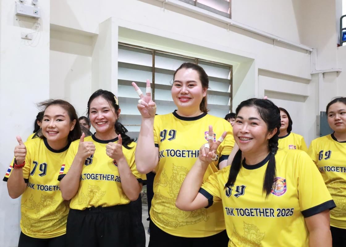 นายกจอย นายก อบจ.ตาก สนับสนุนสถานที่การแข่งขันกีฬา