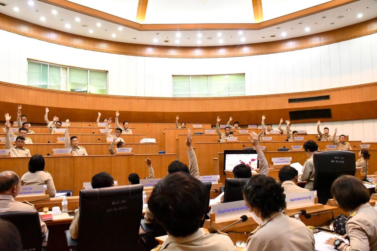 การประชุมสภาองค์การบริหารส่วนจังหวัดตาก สมัยสามัญ สมัยที่ 2 ครั้งที่ 3 ประจำปี พ.ศ. 2568 