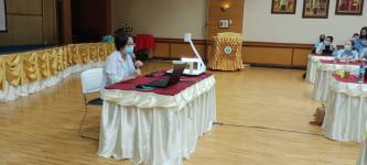 เข้าร่วมประชุมเพื่อเตรียมความพร้อมรับสถานการณ์การระบาดโรคติดเชื้อไวรัสโคโรนา 2019 ( COVID – 19 )