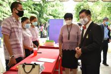 พิธีมอบสื่อการเรียนการสอน ประจำปีงบประมาณ พ.ศ. 2563 ให้แก่สำนักงานเทศบาลเมืองตาก