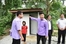 ลงพื้นที่ติดตามและประเมินผลในพื้นที่องค์การบริหารส่วนตำบลโป่งแดง เพื่อติดตามและประเมินประเมินผลการขอรับเงินสนับสนุนโครงการปรับสภาพแวดล้อมที่อยู่อาศัยสำหรับคนพิการที่ยากไร้และมีความจำเป็นต้องได้รับการฟื้นฟูสมรรถภาพ ประจำปีงบประมาณ พ.ศ.2563