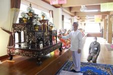 เข้าร่วมพิธีสวดพระพุทธมนต์และเจริญจิตตภาวนา เนื่องในวันคล้ายวันสวรรคต พระบาทสมเด็จพระจุลจอมเกล้าเจ้าอยู่หัว