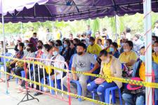ภาพบรรยากาศวันแรกของการเปิดรับสมัครเลือกตั้งสมาชิกสภาองค์การบริหารส่วนจังหวัดตาก และนายกองค์การบริหารส่วนจังหวัดตาก
