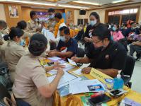 ภาพบรรยากาศวันแรกของการเปิดรับสมัครเลือกตั้งสมาชิกสภาองค์การบริหารส่วนจังหวัดตาก และนายกองค์การบริหารส่วนจังหวัดตาก