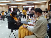 ภาพบรรยากาศวันแรกของการเปิดรับสมัครเลือกตั้งสมาชิกสภาองค์การบริหารส่วนจังหวัดตาก และนายกองค์การบริหารส่วนจังหวัดตาก