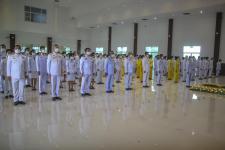 พิธีวางพานพุ่มและพิธีถวายบังคม เนื่องในวันคล้ายวันพระบรมราชสมภพ พระบาทสมเด็จพระบรมชนกาธิเบศร มหาภูมิพลอดุลยเดชมหาราช บรมนาถบพิตร วันชาติ และวันพ่อแห่งชาติ 5 ธันวาคม 2563 