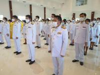 พิธีวางพานพุ่มและพิธีถวายบังคม เนื่องในวันคล้ายวันพระบรมราชสมภพ พระบาทสมเด็จพระบรมชนกาธิเบศร มหาภูมิพลอดุลยเดชมหาราช บรมนาถบพิตร วันชาติ และวันพ่อแห่งชาติ 5 ธันวาคม 2563 