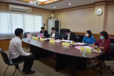 ภาพบรรยากาศการสอบภาคความเหมาะสมกับตำแหน่ง ( สัมภาษณ์ ) พนักงานจ้างตามภารกิจ ( ผู้มีทักษะ ) 
