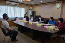 ภาพบรรยากาศการสอบภาคความเหมาะสมกับตำแหน่ง ( สัมภาษณ์ ) พนักงานจ้างตามภารกิจ ( ผู้มีทักษะ ) 