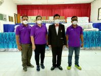 นายก อบจ.ตาก นำทีมลงพื้นที่ส่งมอบวัสดุอุปกรณ์ทางการแพทย์ ณ อำเภอท่าสองยาง จังหวัดตาก