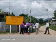 ลงพื้นที่ตรวจงานโครงการก่อสร้างขยายเขตท่อน้ำประปาหมู่บ้าน อำเภอบ้านตาก