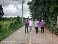 ลงพื้นที่ตรวจงานโครงการก่อสร้างขยายเขตท่อน้ำประปาหมู่บ้าน อำเภอบ้านตาก
