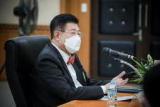 นายก อบจ.ตาก ประชุมหารือแนวทางการผลักดันงบประมาณ ปี 65 กับกองจัดทำงบประมาณเขตพื้นที่ 11 สำนักงบฯ