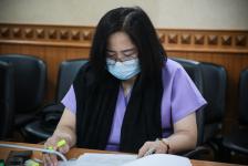 นางวันทนา วิรัชเกษม รองปลัดองค์การบริหารส่วนจังหวัดตาก รักษาราชการแทนปลัดองค์การบริหารส่วนจังหวัดตาก เป็นประธานการประชุมคณะกรรมการพิจารณาคุณสมบัติและกลั่นกรองความดีความชอบของบุคลากรในสังกัดองค์การบริหารส่วนจังหวัดตาก