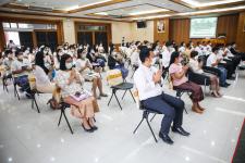 ายกองค์การบริหารส่วนจังหวัดตาก เป็นประธานในการเปิดโครงการฝึกอบรมคุณธรรมและจริยธรรม หลักสูตร “การปฏิบัติงานให้เกิดประโยชน์ โดยยึดมั่นในธรรมและวินัย และเชิดชูเกียรติ คนดี ศรี อบจ.ตาก”
