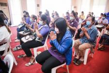 เป็นประธานในพิธีเปิดโครงการฝึกอบรมเสริมสร้างครอบครัวเข้มแข็งของสตรีและบุคคลในครอบครัว ประจำปีงบประมาณ พ.ศ. 2565 รุ่นที่ 3