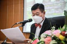 นายกองค์การบริหารส่วนจังหวัดตาก เป็นประธานในพิธีเปิดโครงการฝึกอบรมพัฒนาศักยภาพการปฏิบัติงานกิจการสภาฯ องค์การบริหารส่วนจังหวัดตาก ประจำปีงบประมาณ พ.ศ. 2565