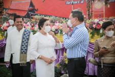 องค์การบริหารส่วนจังหวัดตาก ได้สนับสนุนงบประมาณในการจัดงาน จำนวน 50,000 บาท เพื่อบำรุงรักษา สืบสาน ศิลปะจารีตประเพณี และวัฒนธรรมอันดีของท้องถิ่นที่มีความสำคัญต่อวิถีชีวิตประชาชนในท้องถิ่น
