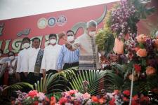 องค์การบริหารส่วนจังหวัดตาก ได้สนับสนุนงบประมาณในการจัดงาน จำนวน 50,000 บาท เพื่อบำรุงรักษา สืบสาน ศิลปะจารีตประเพณี และวัฒนธรรมอันดีของท้องถิ่นที่มีความสำคัญต่อวิถีชีวิตประชาชนในท้องถิ่น