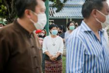 องค์การบริหารส่วนจังหวัดตาก ได้สนับสนุนงบประมาณในการจัดงาน จำนวน 50,000 บาท เพื่อบำรุงรักษา สืบสาน ศิลปะจารีตประเพณี และวัฒนธรรมอันดีของท้องถิ่นที่มีความสำคัญต่อวิถีชีวิตประชาชนในท้องถิ่น