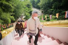 องค์การบริหารส่วนจังหวัดตาก ได้สนับสนุนงบประมาณในการจัดงาน จำนวน 50,000 บาท เพื่อบำรุงรักษา สืบสาน ศิลปะจารีตประเพณี และวัฒนธรรมอันดีของท้องถิ่นที่มีความสำคัญต่อวิถีชีวิตประชาชนในท้องถิ่น