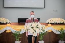 นายกองค์การบริหารส่วนจังหวัดตากจังหวัดตาก เข้าร่วมพิธีเปิดการอบรม “โครงการพัฒนาและส่งเสริมองค์ความรู้เกี่ยวกับประวัติศาสตร์ชาติไทย และการสร้างจิตสำนึกรักและหวงแหน มุ่งจงรักภักดี พร้อมธำรงรักษาไว้ซึ่งสถาบันชาติ ศาสนา พระมหากษัตริย์”