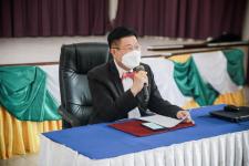 นายกองค์การบริหารส่วนจังหวัดตาก เป็นประธานในพิธีเปิดโครงการส่งเสริมพัฒนาเครือข่ายกลุ่มอาชีพในภาคการเกษตรจังหวัดตาก ประจำปีงบประมาณ พ.ศ. 2565 