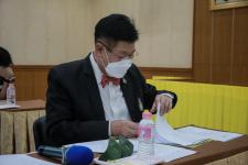 นายกองค์การบริหารส่วนจังหวัดตาก ในฐานะผู้อำนวยการอุทยานธรณีไม้กลายเป็นหินตาก ร่วมการประชุมเตรียมความพร้อม การจัดงาน “บันทึกสถิติโลก ไม้กลายเป็นหินที่ยาวที่สุดในโลก”