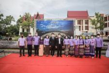 นายกองค์การบริหารส่วนจังหวัดตาก ในฐานะผู้อำนวยการอุทยานธรณีไม้กลายเป็นหินตาก ร่วมงานแถลงข่าวเตรียมจัดงาน “บันทึกสถิติโลก ไม้กลายเป็นหินที่ยาวที่สุดในโลก”