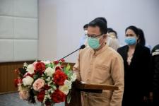 นายกองค์การบริหารส่วนจังหวัดตาก ร่วมต้อนรับดร.สาธิต ปิตุเตชะ รัฐมนตรีช่วยว่าการกระทรวงสาธารณสุข
