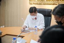 นายกองค์การบริหารส่วนจังหวัดตาก ในฐานะผู้อำนวยการอุทยานธรณีไม่กลายเป็นหินตาก เป็นประธานเปิดการประชุมหารือเรื่องการเข้าร่วมการประชุมเครือข่ายอุทยานธรณีโลกภาคพื้นเอเชียแปซิฟิก ครั้งที่ 7 