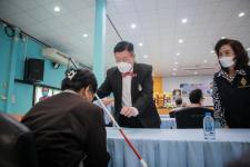 นายก อบจ.ตาก เป็นประธานในพิธีเปิดโครงการฟื้นฟูสมรรถภาพคนตาบอดด้านการทำความคุ้นเคยกับสิ่งแวดล้อมและการเคลื่อนไหว ประจำปี 2565