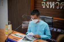 เข้าร่วมการประชุมตรวจเยี่ยมโครงการบริหารจัดการที่ดินอย่างยั่งยืนของสถาบันบริหารจัดการธนาคารที่ดิน (องค์การมหาชน)