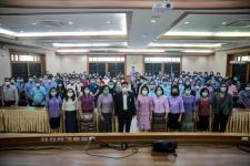 ป็นประธานในพิธีเปิดโครงการฝึกอบรมส่งเสริมสุขภาพและพัฒนาการจัดการอนามัยสิ่งแวดล้อม ประจำปี 2565 รุ่นที่ 2