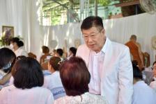 นายกองค์การบริหารส่วนจังหวัดตาก เป็นประธานฝ่ายฆราวาสในพิธีอัญเชิญสมโภชสักการะอัฐิธาตุ สมเด็จพระญาณวชิโรดม
