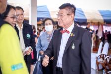 นายกองค์การบริหารส่วนจังหวดตาก พร้อมด้วยคณะผู้บริหาร และเจ้าหน้าที่ องค์การบริหารส่วนจังหวัดตาก เข้าร่วมพิธีเปิดโครงการ Kick off ร่วมใจกำจัดโรคไข้มาลาเลีย จังหวัดตาก 