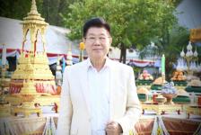 ายกองค์การบริหารส่วนจังหวัดตาก พร้อมด้วยนางสาวเปรมกมล ธีโรภาส ปลัดองค์การบริหารส่วนจังหวัดตาก ร่วมพิธีวันคล้ายวันพระราชสมภพและสรงน้ำสมเด็จพระเจ้าตากสินมหาราช ประจำปี 2566