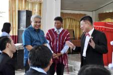 นายกองค์การบริหารส่วนจังหวัดตาก เป็นประธานเปิดโครงการฝึกอบรมส่งเสริมฯ การปฏิบัติตามหลักศาสนาคริสต์