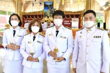 เลขานุการนายกองค์การบริหารส่วนจังหวัดตาก ร่วมพิธีถวายเครื่องราชสักการะและวางพานพุ่ม และพิธีจุดเทียนถวายพระพรชัยมงคล เนื่องในโอกาสวันเฉลิมพระชนมพรรษา 28 กรกฎาคม 2566 